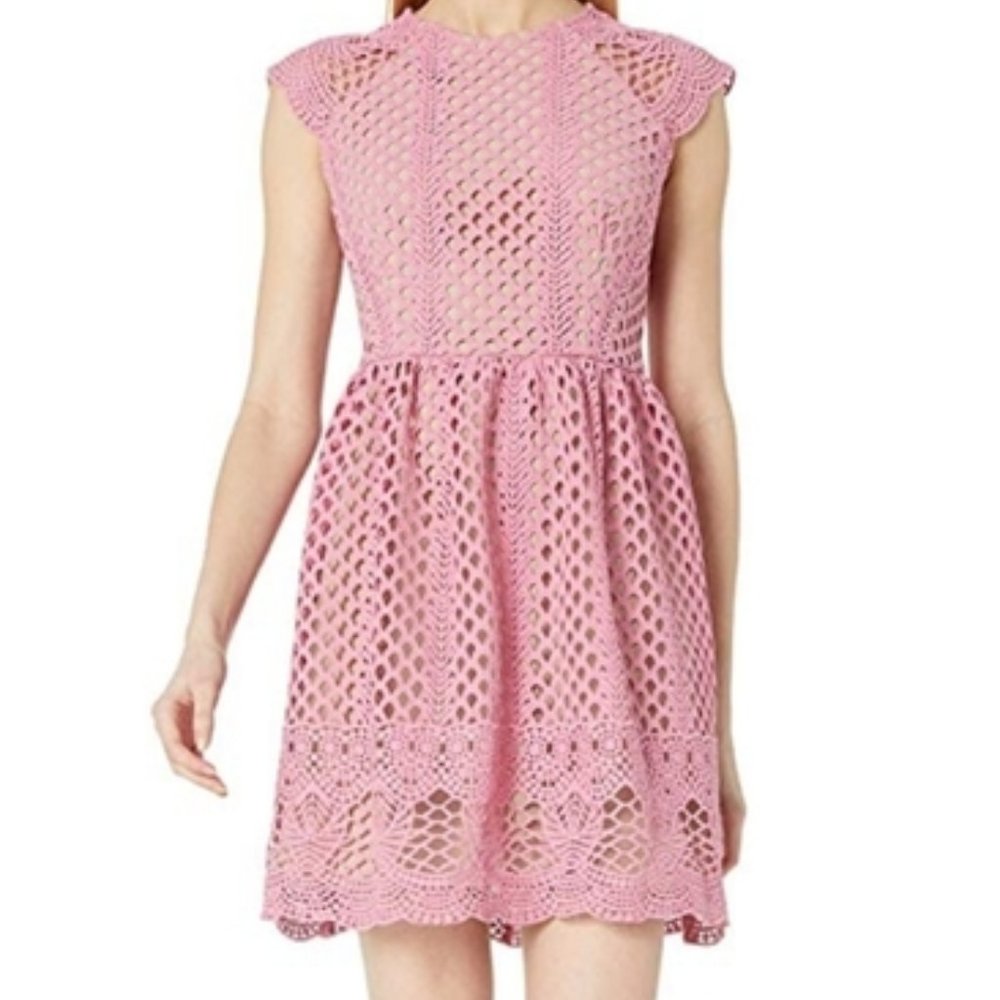 Shoshanna Mori Dress Pink Size 8